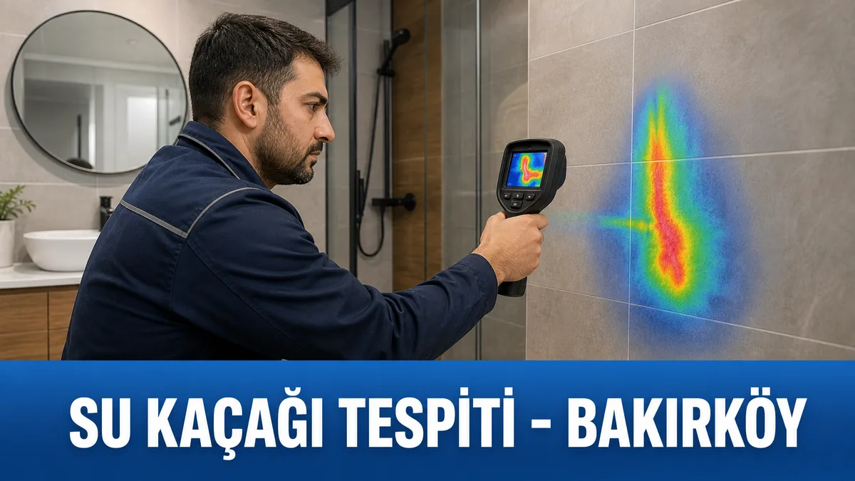 Bakırköy Su Kaçağı Tespiti - Termal Kamera, Akustik Dinleme, Tahribatsız | 7/24 Bakırköy Tesisat